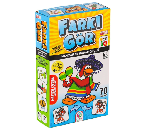 2846-728 Farkı Gör Hafıza Oyunu -Hobi Oyuncak 2846-728 Farkı Gör Hafıza Oyunu -Hobi Oyuncak