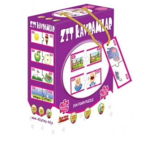 2945 DıyToy ZIT KAVRAMLAR KUTULU 2 Lİ 2945 DıyToy ZIT KAVRAMLAR KUTULU 2 Lİ