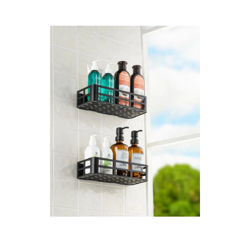 2’li banyo organizer düzenleyici yapışkanlı raf 2’li banyo organizer düzenleyici yapışkanlı raf