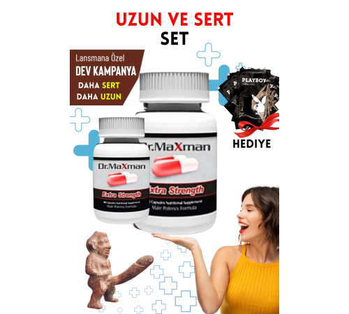 2li Dr.Maxman Sertleştiricili Geciktiricili Büyütücülü Etkili Erkek Performans Arttırıcılı Set 2li Dr.Maxman Sertleştiricili Geciktiricili Büyütücülü Etkili Erkek Performans Arttırıcılı Set