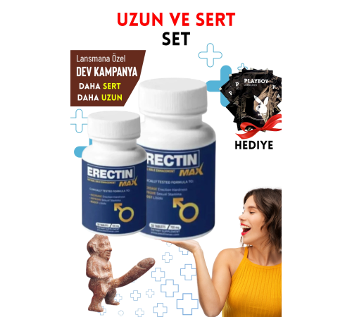 2li Erectin Max XXL Sertleştiricili Geciktiricili Büyütücülü Etkili Erkek Performans Arttırıcılı Set 2li Erectin Max XXL Sertleştiricili Geciktiricili Büyütücülü Etkili Erkek Performans Arttırıcılı Set