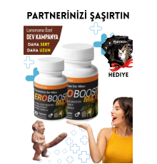 2li Ero Boost Max XXL Sertleştiricili Geciktiricili Büyütücülü Etkili Erkek Performans Arttırıcılı Set