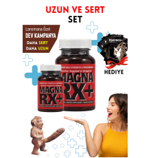 2li Magna RX+ XXL Sertleştiricili Geciktiricili Büyütücülü Etkili Erkek Performans Arttırıcılı Set