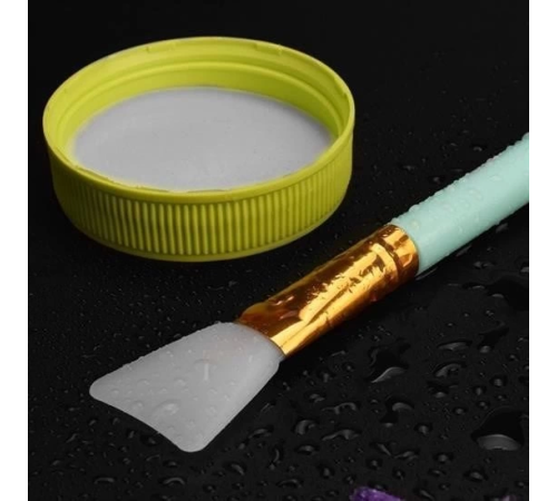 2li Silikon Temizlemesi Kolay Kullanılabilen Yüz Cilt Bakımı Maske Ve Krem Spatulası