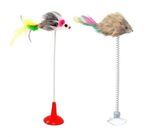 2li Vantuzlu Fareli Tüylü Hareketli Çanlı ve Esneyen Eğlenceli Peluş Kedi Oyuncağı 2li Vantuzlu Fareli Tüylü Hareketli Çanlı ve Esneyen Eğlenceli Peluş Kedi Oyuncağı