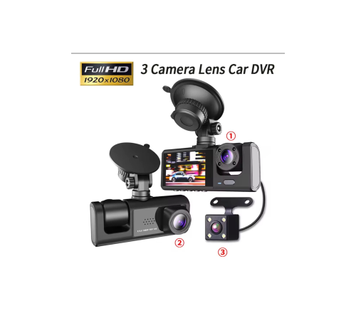 3 Kanal Araba DVR HD 1080P 3 Lensli Araç İçi KameraÜç Yönlü Kamera DVR araç kamera 3 Kanal Araba DVR HD 1080P 3 Lensli Araç İçi KameraÜç Yönlü Kamera DVR araç kamera