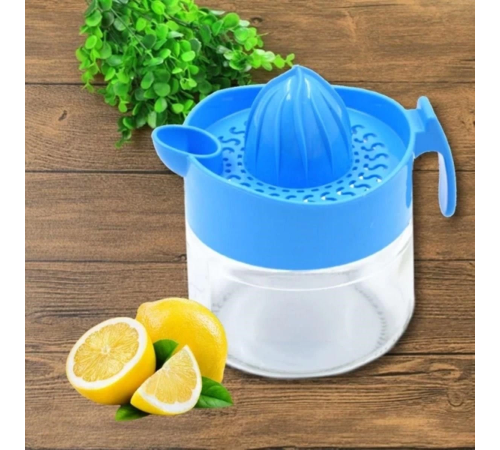 300ml Cam Hazneli Pratik Limon Narenciye Sıkacağı KC-405