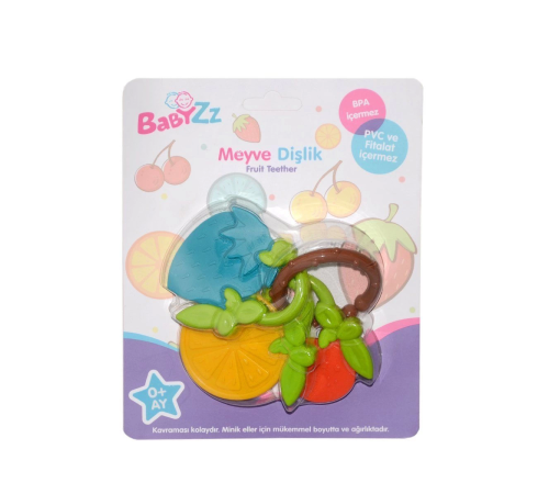 30302 Kanz Babyzz Renkli Meyve Dişlik 30302 Kanz Babyzz Renkli Meyve Dişlik