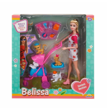 3045 Belissa'nın Annesi ve Sevimli Dostlar 30 cm -- 1 Adet Stokta Olan Gönderilir