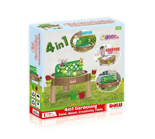 3076 Kum Su Aktivite Masası 4 ü 1 Arada -Dolu 3076 Kum Su Aktivite Masası 4 ü 1 Arada -Dolu