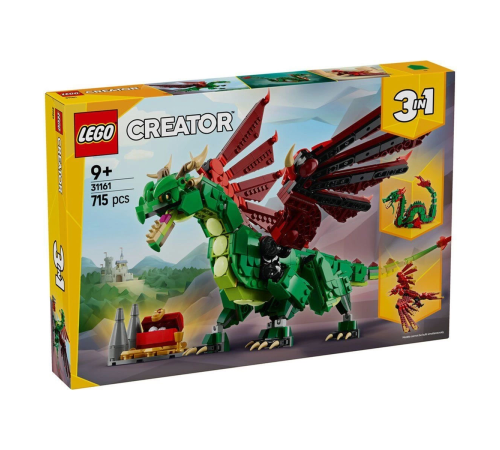 31161 Lego Creator 3in1 - Orta Çağ Ejderhası 715 parça +9 yaş 31161 Lego Creator 3in1 - Orta Çağ Ejderhası 715 parça +9 yaş