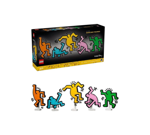 31216 Lego icons - Keith Haring – Dans Eden Figürler 1773 parça +18 yaş