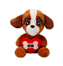 3183 Sunman, Kalpli Peluş Köpek 30 cm