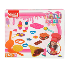 3493 Crafy Tatlı Düşler Oyun Hamuru Seti 200 g 22 Parça