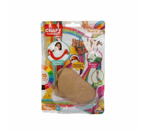 3599 Crafy Streç Oyun Kumu Naturel 200 g 3599 Crafy Streç Oyun Kumu Naturel 200 g