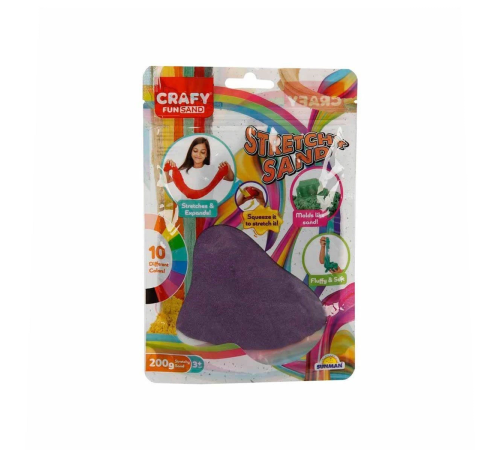 3603 Crafy Streç Oyun Kumu Mor 200 g 3603 Crafy Streç Oyun Kumu Mor 200 g
