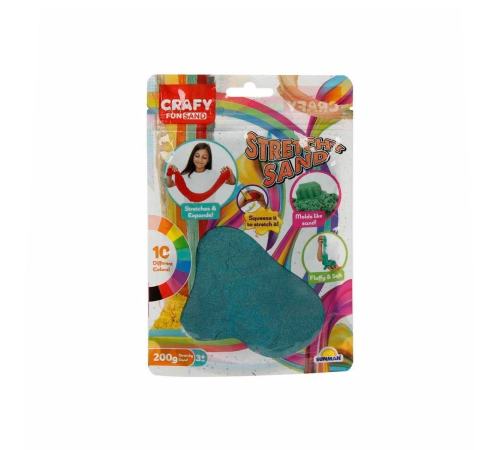 3606 Crafy Streç Oyun Kumu Turkuaz 200 g 3606 Crafy Streç Oyun Kumu Turkuaz 200 g