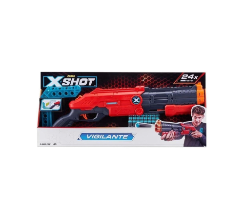 36436 Zuru X-Shot Silah Sünger Atan Excel-Vigilante 24 Mermi 36436 Zuru X-Shot Silah Sünger Atan Excel-Vigilante 24 Mermi
