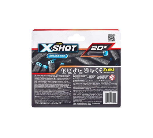 36587 Zuru X Shot Silah 20 li Yedek Paket 36587 Zuru X Shot Silah 20 li Yedek Paket