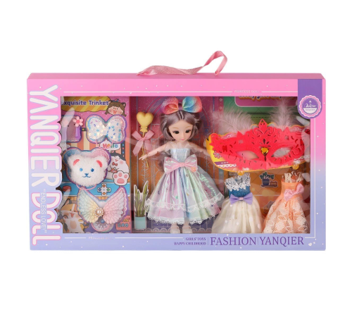 3688-033A Fashion Aksesuarlı Eklemli Bebek -Karsan  Oyuncak