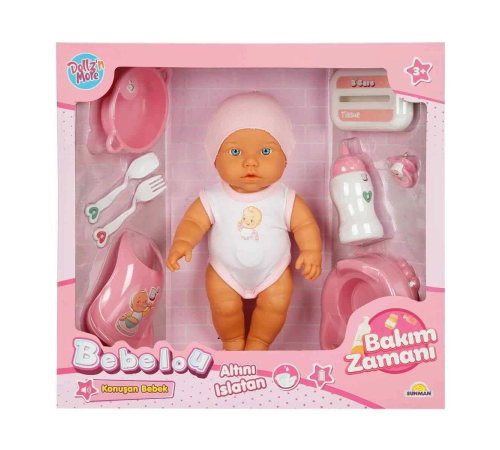 3823 Bebelou Bakım Zamanı Sesli Gülen Ağlayan Bebek 32 cm 3823 Bebelou Bakım Zamanı Sesli Gülen Ağlayan Bebek 32 cm