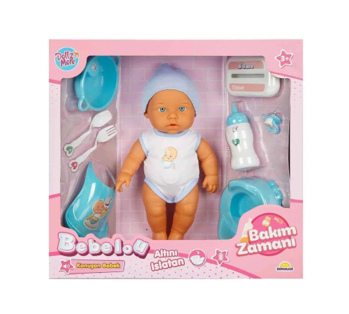 3823 Bebelou Bakım Zamanı Sesli Gülen Ağlayan Bebek 32 cm 3823 Bebelou Bakım Zamanı Sesli Gülen Ağlayan Bebek 32 cm