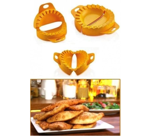 3lü Çiğ börek kurabiye Hamur İşi Ravioli Kesme Kalıbı Aparatı 3lü Çiğ börek kurabiye Hamur İşi Ravioli Kesme Kalıbı Aparatı
