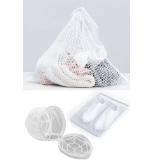 3lü Yıkama File Seti - Ayakkabı Filesi-Plastik Aparatlı Sütyen Yıkama- Çamaşır Yıkama Filesi (336336)