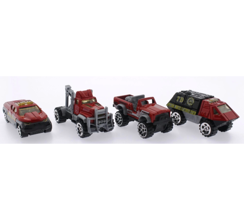 4'Lü Die Cast İtfaiye Seti 4'Lü Die Cast İtfaiye Seti