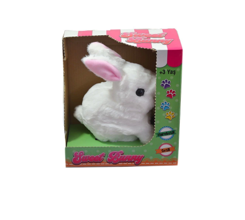 40098 Tavşan Peluş Pilli-Aya Toys