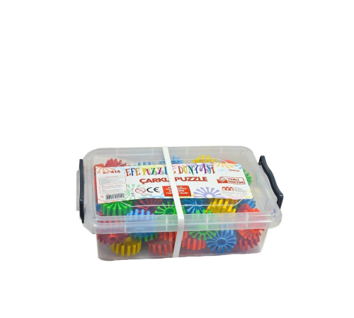 414 Efe Toys, 60 Parça Çarklı Puzzle