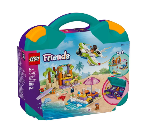 42672 Lego Friends Yaratıcı Plaj ve Seyahat Bavulu 188 parça +5 yaş