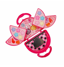 4278 Pretty Pinky 3 Katlı Pembe Çantalı Makyaj Seti -Sunman