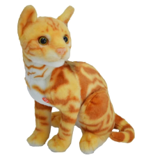 43 CM PELUŞ KEDİ HALLEY - 1 Adet Stokta Olan Gönderilir