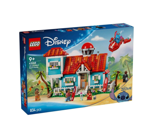 43268 Lego Disney Lilo ve Stiç Plaj Evi 834 parça +9 yaş 43268 Lego Disney Lilo ve Stiç Plaj Evi 834 parça +9 yaş