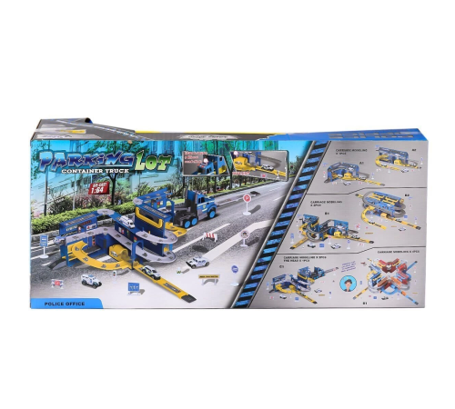 4345 Sesli Işıklı Transporter Garaj Seti
