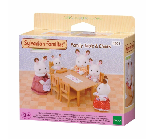 4506 Sylvanian Families Yemek Masası Seti - figürler ayrı satılır +3 yaş