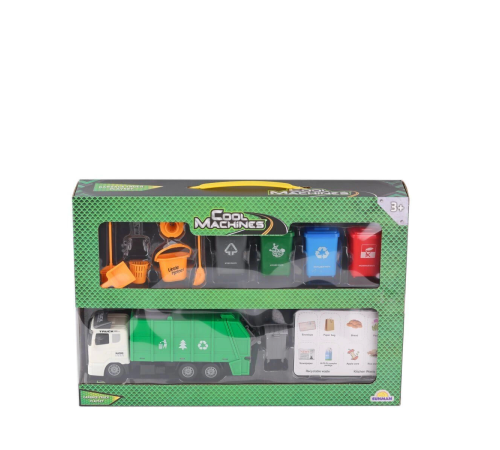 4514 SUN-RST-CLM-OYUN SET  YEŞİL ÇÖP KAMYONU