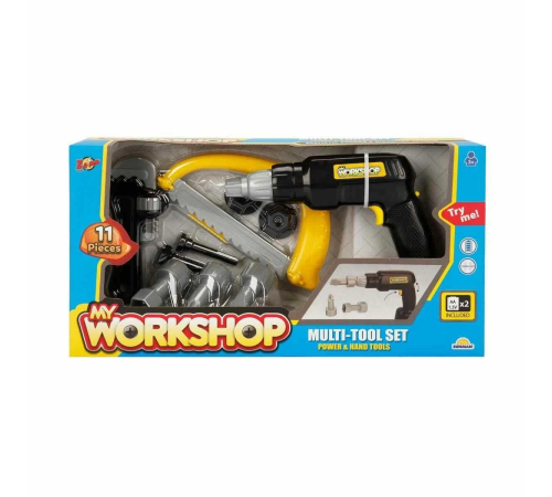 4622 Zapp Toys My Workshop Elektronik Tornavida Tamir Seti 11 Parça - OYUNCAK 4622 Zapp Toys My Workshop Elektronik Tornavida Tamir Seti 11 Parça - OYUNCAK