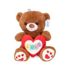 4762 Peluş Ayı Kalpli 30 cm