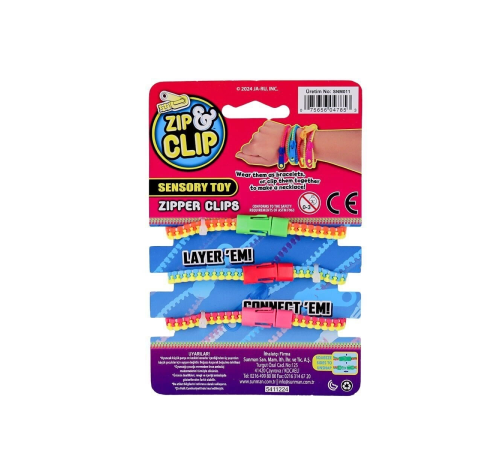 4785 Zıp Clip Zipper Clips 3lü -Sunman