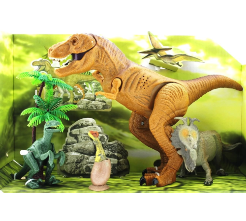 4lü sesli dinozor  oyun seti