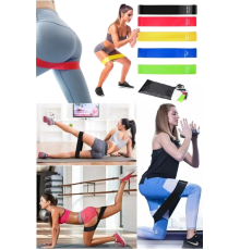 5 Li Set Aerobik Bandı Fitness Egzersiz Plates Direnç Lastiği Crossfit Kas Germe Ve Jimnastik Seti (336336)