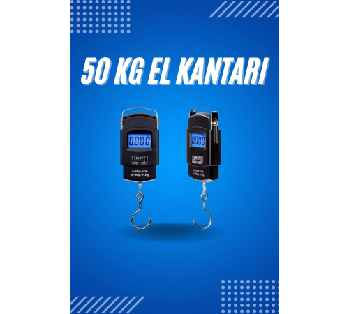50 Kg Dijital El Terazisi Cep Tartısı El Kantarı Terazi
