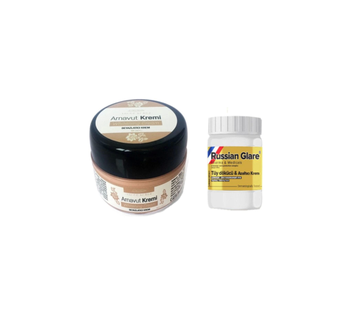50 Ml Arnavut Aklık Kremi 1 Ad + Russıan Glare Tüy Dökücü Azaltıcı Merhem 50ml 1 Ad 50 Ml Arnavut Aklık Kremi 1 Ad + Russıan Glare Tüy Dökücü Azaltıcı Merhem 50ml 1 Ad