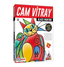 5001 KumToys Cam Vitray - Glass Painting - 1 Adet Stokta Olan Gönderilir
