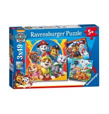 50482 Paw Patrol 3x49 parça Ravensburger Puzzle