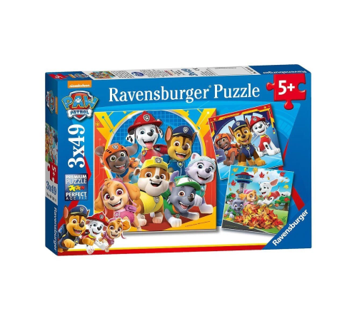 50482 Paw Patrol 3x49 parça Ravensburger Puzzle 50482 Paw Patrol 3x49 parça Ravensburger Puzzle