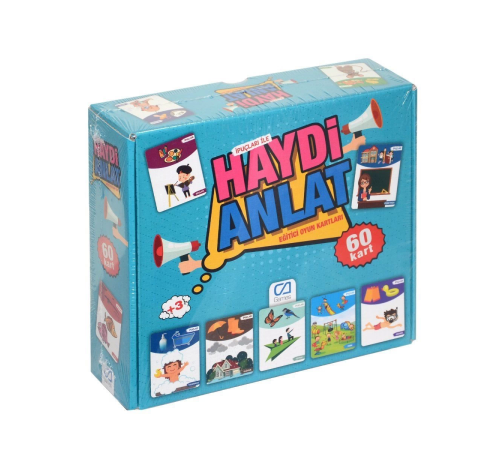 5080 CA Games, Haydi Anlat - Eğitici Oyun Kartları / +3 yaş