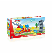 5080 Dolu Tren Yol Set Yapı Blokları 36 Parça